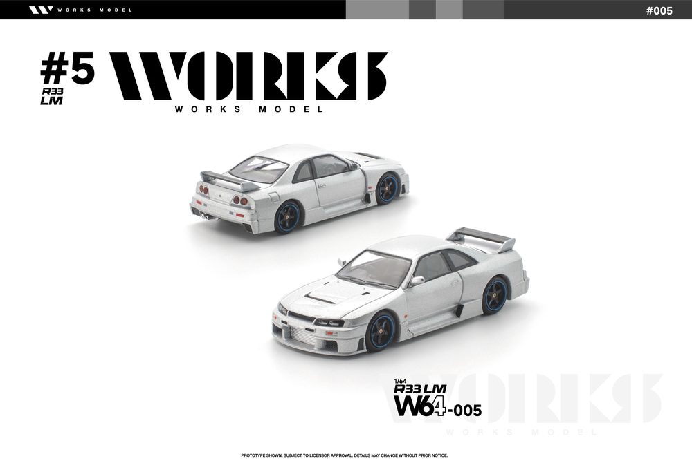 1/64 R33 LM シルバー (1/64 R33 LM SILVER)