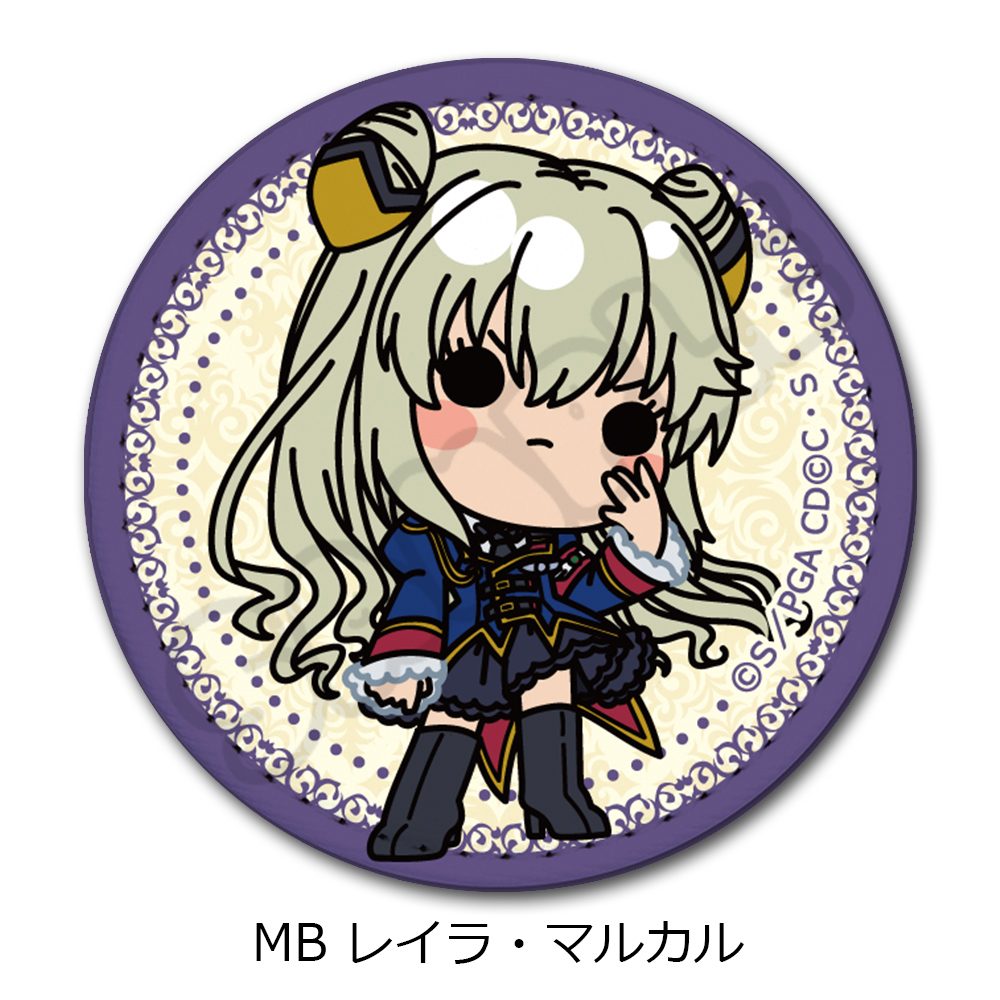 コードギアス 亡国のアキト レザーバッジ(丸形) MB レイラ・マルカル ("Code Geass Akito the Exiled" Leather Badge (Round) MB Leila Malcal)