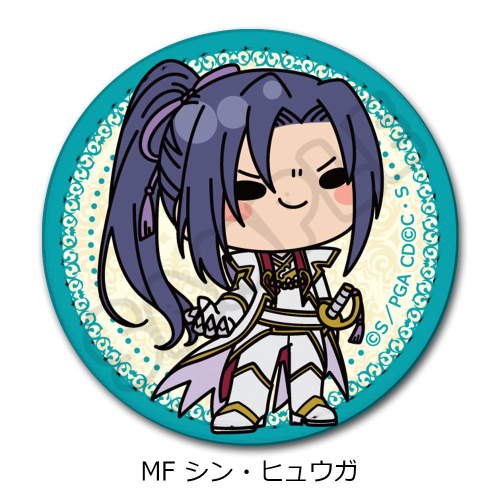 コードギアス 亡国のアキト レザーバッジ(丸形) MF シン・ヒュウガ ("Code Geass Akito the Exiled" Leather Badge (Round) MF Shin Hyuga)