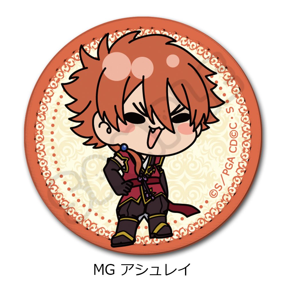 コードギアス 亡国のアキト レザーバッジ(丸形) MG アシュレイ ("Code Geass Akito the Exiled" Leather Badge (Round) MG Ashley)
