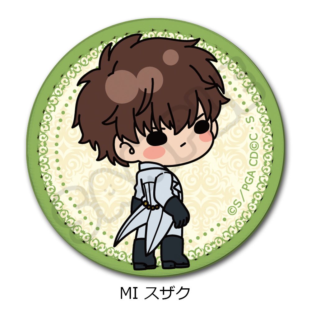 コードギアス 亡国のアキト レザーバッジ(丸形) MI スザク ("Code Geass Akito the Exiled" Leather Badge (Round) MI Suzaku)