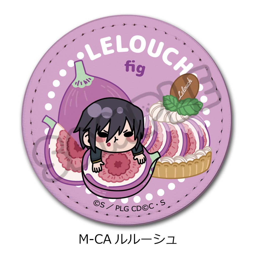コードギアス 反逆のルルーシュ 第5弾 レザーバッジ(丸形) M-CA ルルーシュ ("Code Geass Lelouch of the Rebellion" Vol. 5 Leather Badge (Round) M-CA Lelouch)