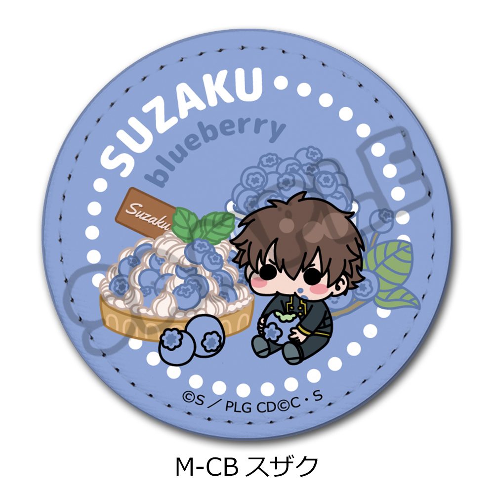コードギアス 反逆のルルーシュ 第5弾 レザーバッジ(丸形) M-CB スザク ("Code Geass Lelouch of the Rebellion" Vol. 5 Leather Badge (Round) M-CB Suzaku)