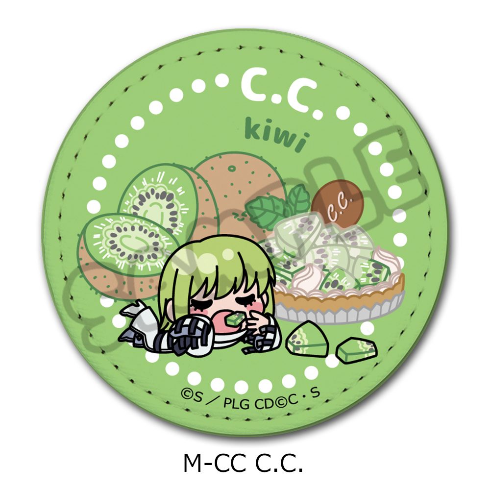 コードギアス 反逆のルルーシュ 第5弾 レザーバッジ(丸形) M-CC C.C. ("Code Geass Lelouch of the Rebellion" Vol. 5 Leather Badge (Round) M-CC C.C.)