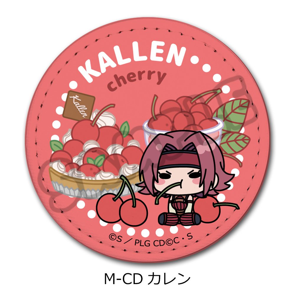 コードギアス 反逆のルルーシュ 第5弾 レザーバッジ(丸形) M-CD カレン ("Code Geass Lelouch of the Rebellion" Vol. 5 Leather Badge (Round) M-CD Kallen)