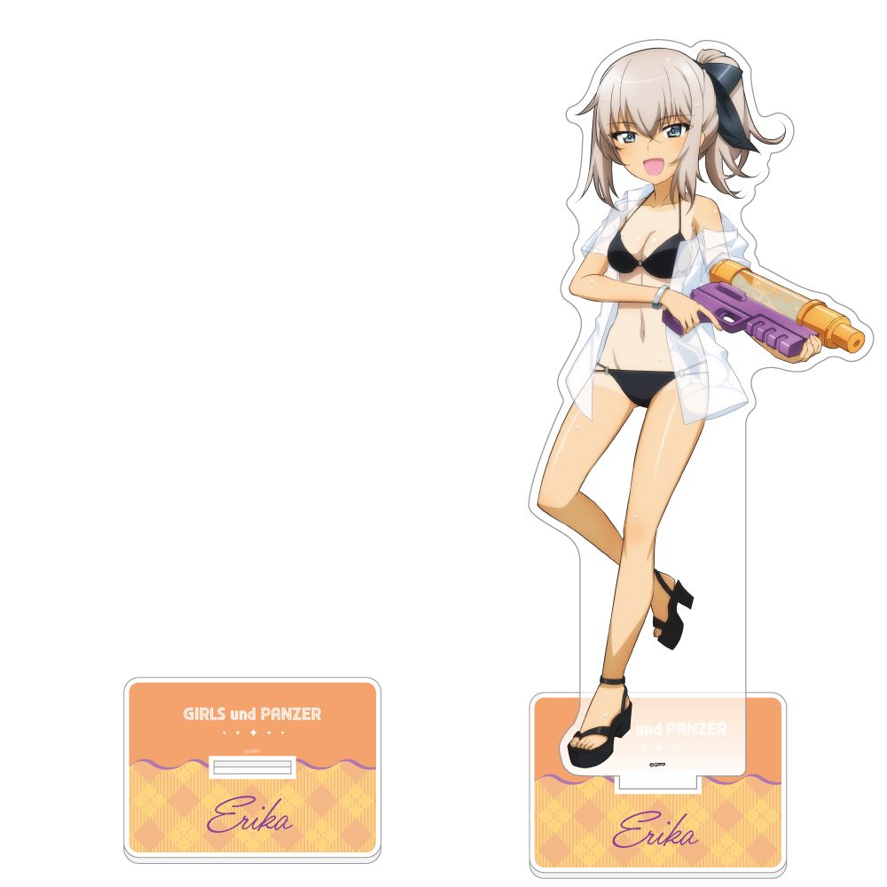 ガールズ&パンツァー 最終章 描き下ろし特大アクリルスタンド 逸見エリカ/水鉄砲 日焼けVer. ("GIRLS und PANZER das Finale" Original Illustration Extra Large Acrylic Stand Itsumi Erika / Water Gun Sunburn Ver.)