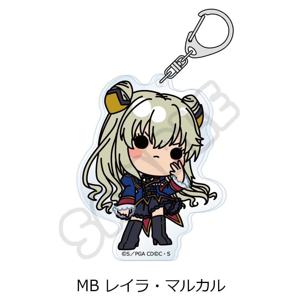 コードギアス 亡国のアキト アクリルキーホルダー MB レイラ・マルカル ("Code Geass Akito the Exiled" Acrylic Key Chain MB Leila Malcal)