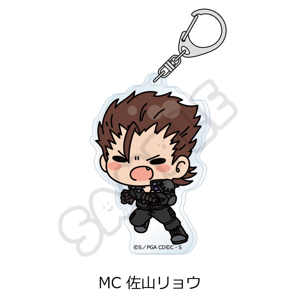 コードギアス 亡国のアキト アクリルキーホルダー MC 佐山リョウ ("Code Geass Akito the Exiled" Acrylic Key Chain MC Sayama Ryo)