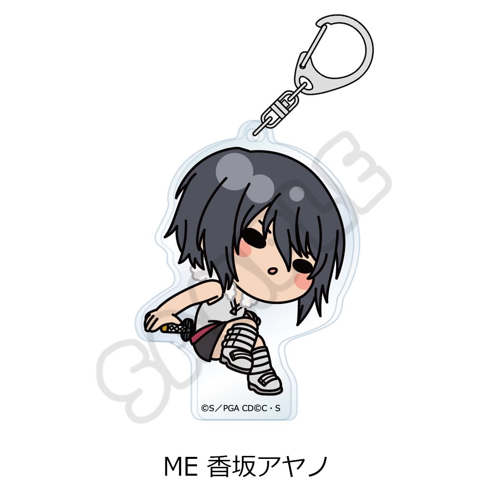 コードギアス 亡国のアキト アクリルキーホルダー ME 香坂アヤノ ("Code Geass Akito the Exiled" Acrylic Key Chain ME Kosaka Ayano)