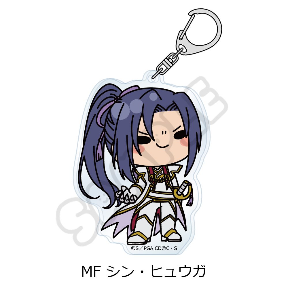 コードギアス 亡国のアキト アクリルキーホルダー MF シン・ヒュウガ ("Code Geass Akito the Exiled" Acrylic Key Chain MF Shin Hyuga)