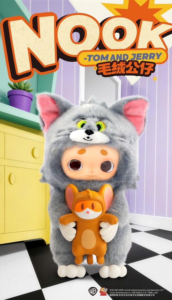 52TOYS NOOK×トムとジェリー ぬいぐるみ (52TOYS NOOK x TOM and JERRY Plush)