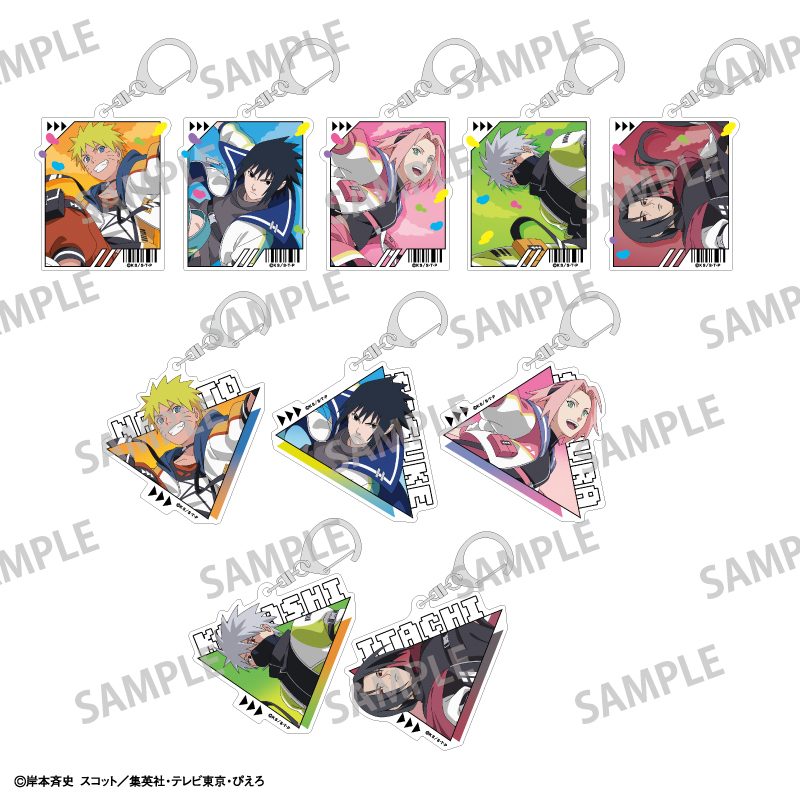 NARUTO-ナルト- 疾風伝 トレーディングアクリルキーホルダー パルクール ("NARUTO -Shippuden-" Trading Acrylic Key Chain Parkour)