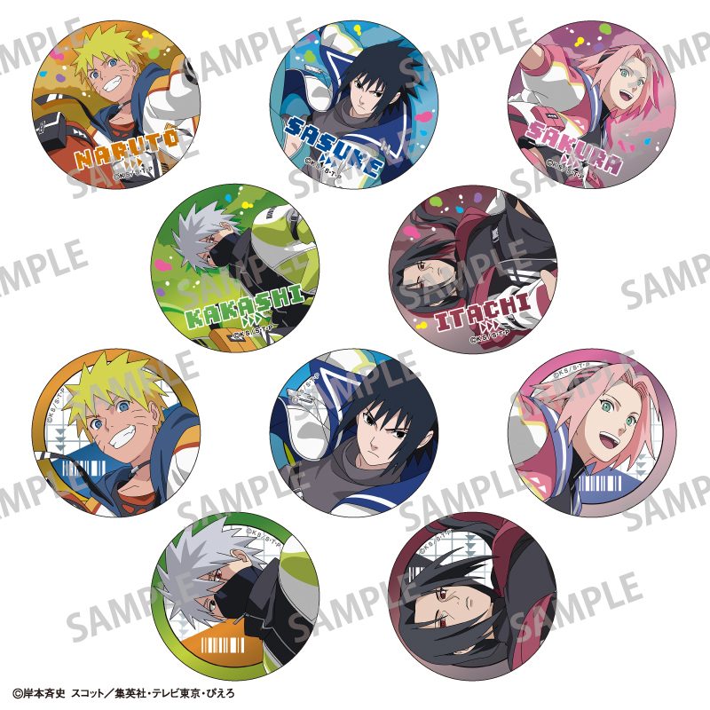 NARUTO-ナルト- 疾風伝 トレーディングメタル缶バッジ パルクール ("NARUTO -Shippuden-" Trading Metal Can Badge Parkour)