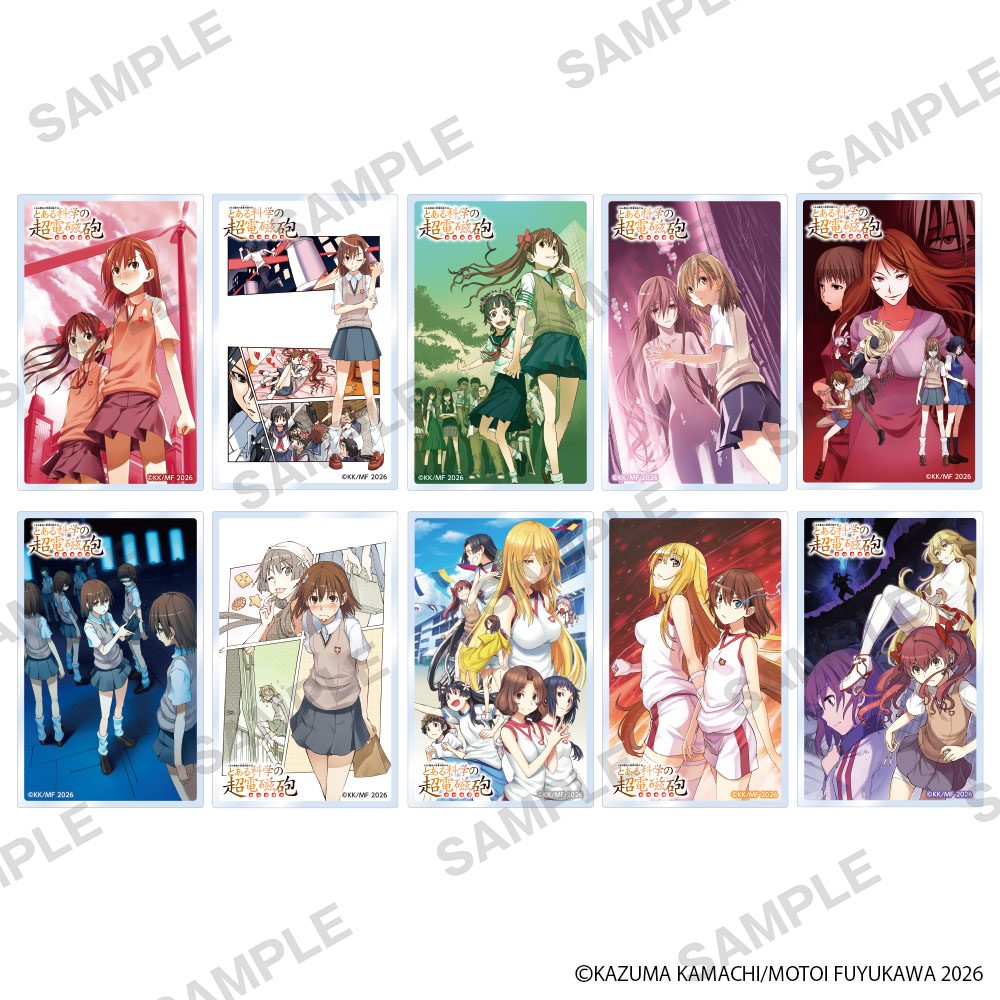 とある科学の超電磁砲 トレーディングアクリルカードA ("A Certain Scientific Railgun" Trading Acrylic Card A)
