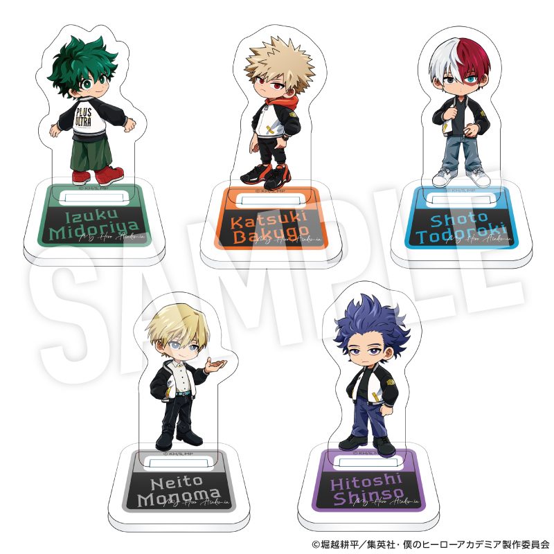 僕のヒーローアカデミア トレーディングミニアクリルスタンド 着こなせ!"SUKAJAN"デフォルメ ("My Hero Academia" Trading Mini Acrylic Stand Kikonase! "Sukajan" Deformed)