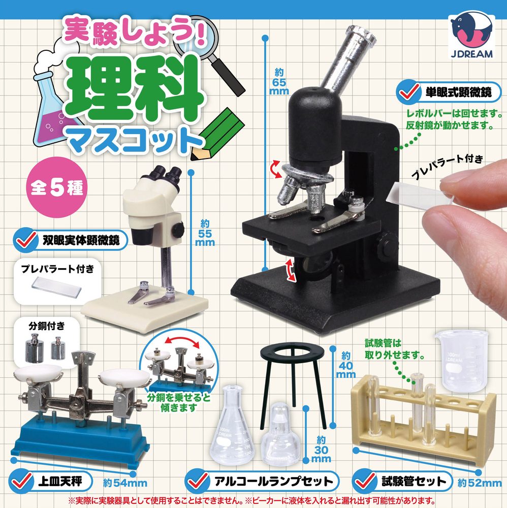 400円カプセル 実験しよう!理科マスコット (Jikken Shiyou! Science Mascot)