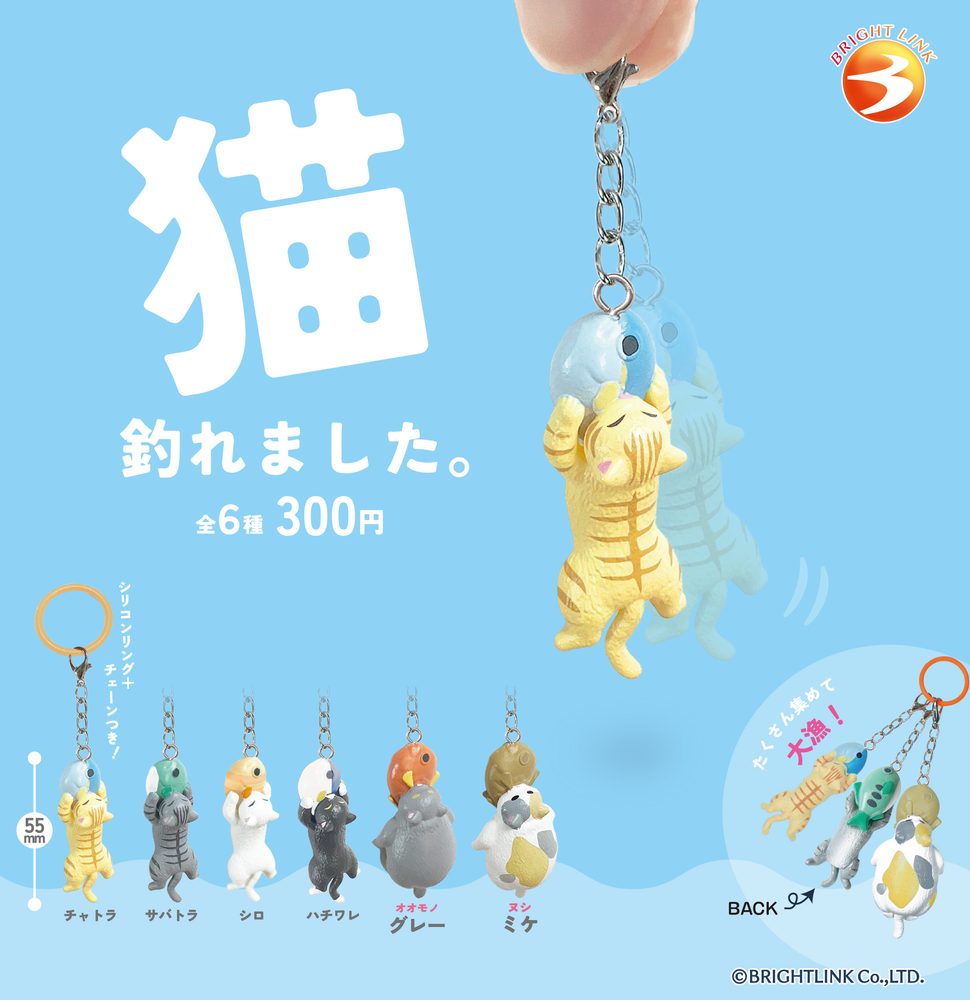 300円カプセル 猫釣れました。 (Neko Tsuremashita)