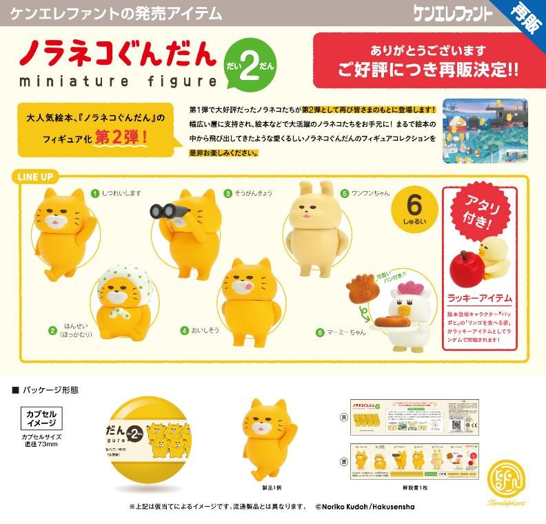 400円カプセル ノラネコぐんだん ミニチュアフィギュア 第2弾 ("Noraneko Gundan" Miniature Figure Vol. 2 (Capsule))