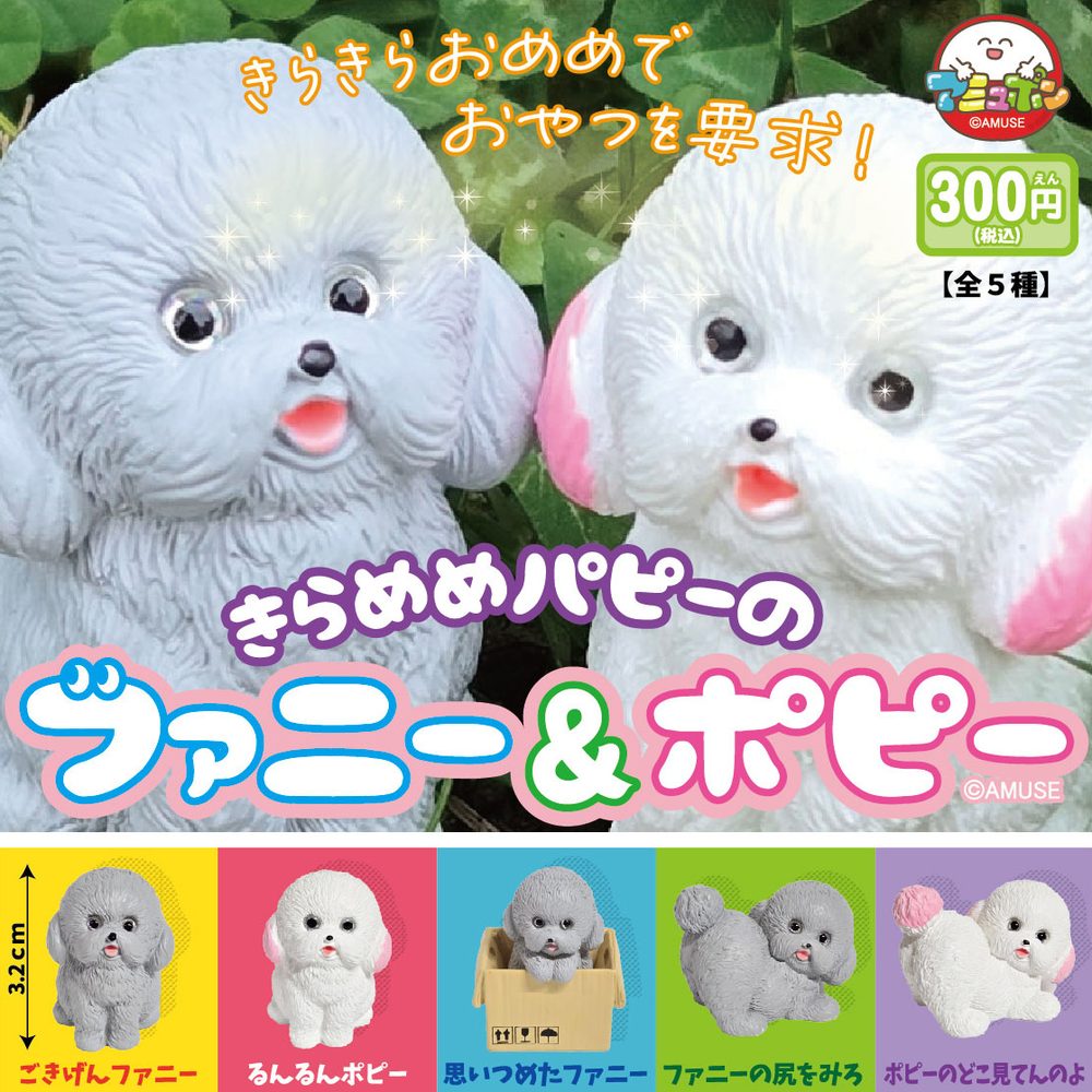300円カプセル きらめめパピーのファニー&ポピー (Kirameme Puppy no Funny & Poppy)