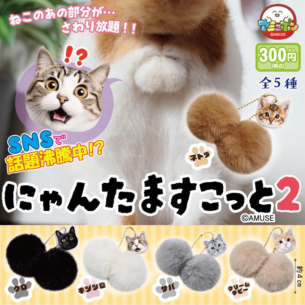 300円カプセル にゃんたますこっと2 (Nyantamascot 2)