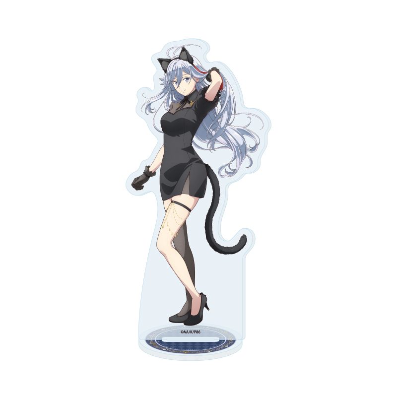 アクリルスタンド 86-エイティシックス- 07 ヴラディレーナ・ミリーゼ 黒猫Ver.(描き下ろしイラスト) (Acrylic Stand "86 -Eighty Six-" 07 Vladilena Milize Black Cat Ver. (Original Illustration))