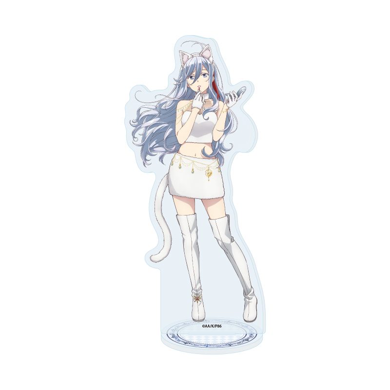 アクリルスタンド 86-エイティシックス- 08 ヴラディレーナ・ミリーゼ 白猫Ver.(描き下ろしイラスト) (Acrylic Stand "86 -Eighty Six-" 08 Vladilena Milize White Cat Ver. (Original Illustration))