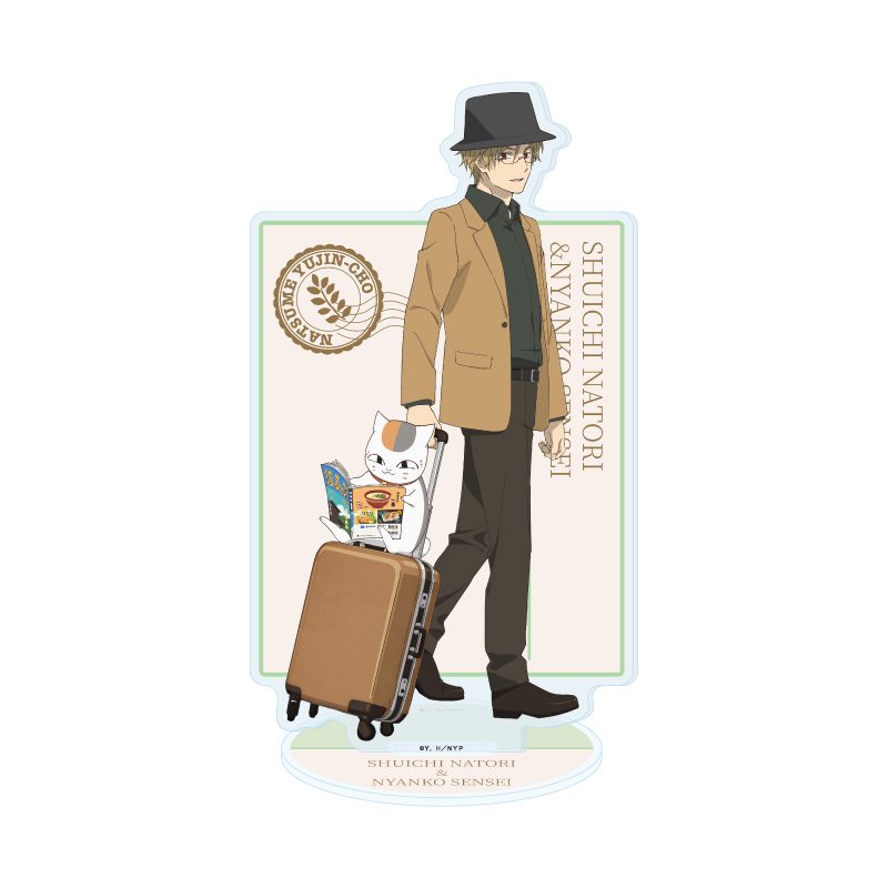 アクリルスタンド 夏目友人帳 09 名取周一 旅Ver.(描き下ろしイラスト) (Acrylic Stand "Natsume's Book of Friends" 09 Natori Shuichi Travel Ver. (Original Illustration))