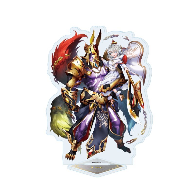 アクリルスタンド 白猫プロジェクト 48 レヴ(公式イラスト) (Acrylic Stand "White Cat Project" 48 Lev (Official Illustration))
