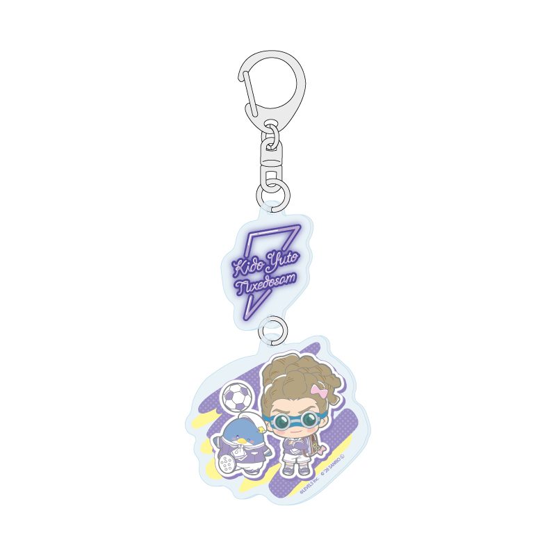 連結アクリルキーホルダー イナズマイレブン×サンリオキャラクターズ 03 鬼道有人×タキシードサム(コラボイラスト) (Linked Acrylic Key Chain "Inazuma Eleven" x Sanrio Characters 03 Kido Yuto x Tuxedosam (Collaboration Illustration))