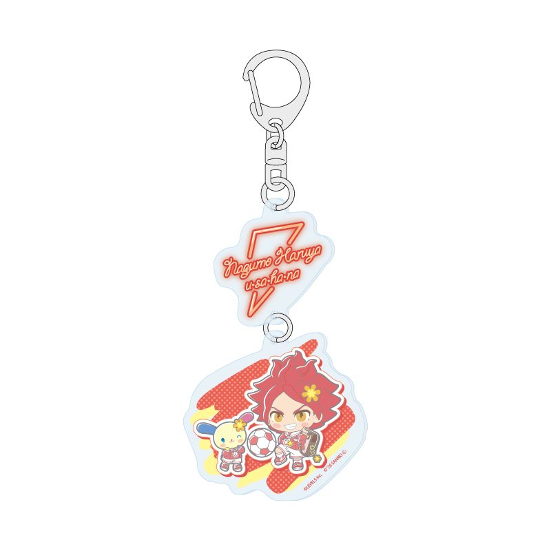 連結アクリルキーホルダー イナズマイレブン×サンリオキャラクターズ 09 南雲晴矢×ウサハナ(コラボイラスト) (Linked Acrylic Key Chain "Inazuma Eleven" x Sanrio Characters 09 Nagumo Haruya x Usahana (Collaboration Illustration))