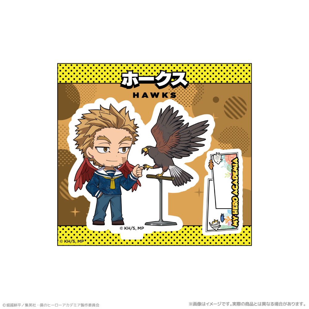 僕のヒーローアカデミア ミニキャラアクリルスタンド ホークス 海の生きものたちと一緒にPLUS ULTRA ("My Hero Academia" Mini Character Acrylic Stand Hawks PLUS ULTRA with Sea Creatures)
