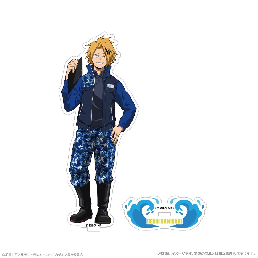 僕のヒーローアカデミア 描き下ろしアクリルスタンド 上鳴電気 海の生きものたちと一緒にPLUS ULTRA ("My Hero Academia" Original Illustration Acrylic Stand Kaminari Denki PLUS ULTRA with Sea Creatures)