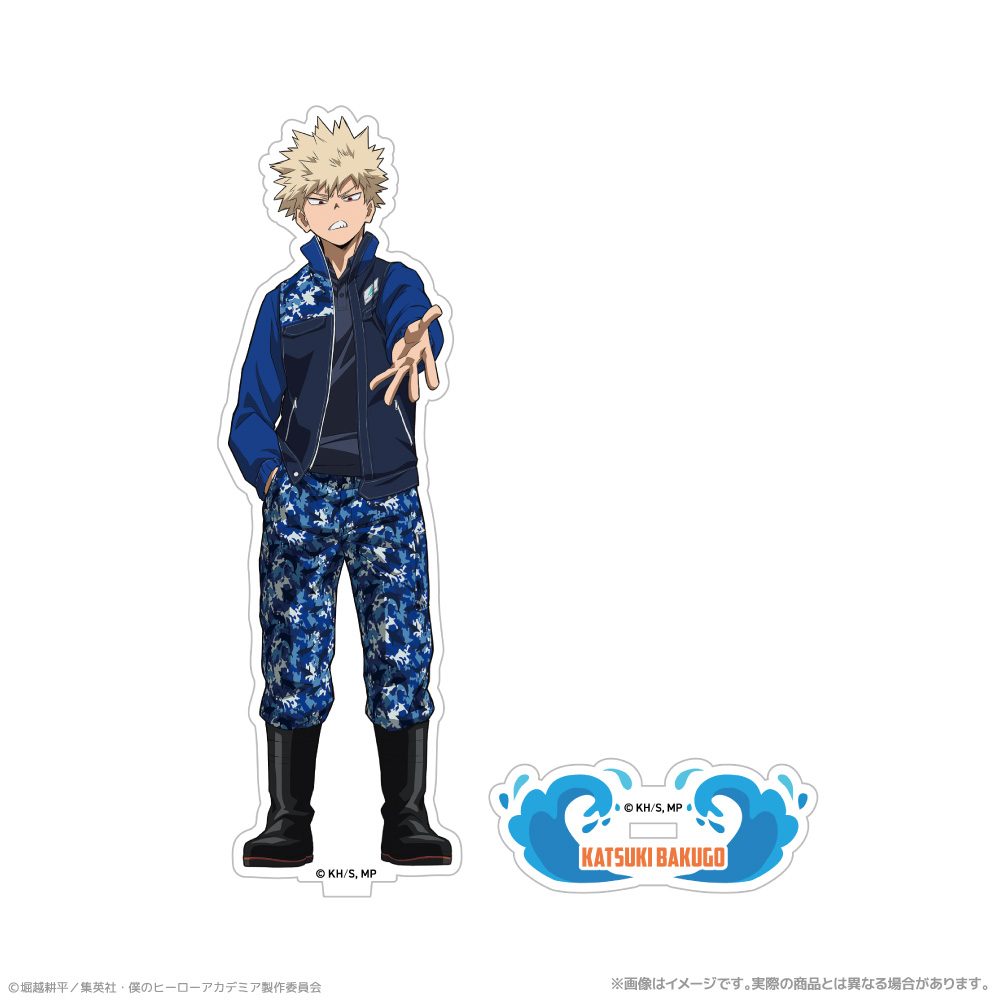 僕のヒーローアカデミア 描き下ろしアクリルスタンド 爆豪勝己 海の生きものたちと一緒にPLUS ULTRA ("My Hero Academia" Original Illustration Acrylic Stand Bakugo Katsuki PLUS ULTRA with Sea Creatures)