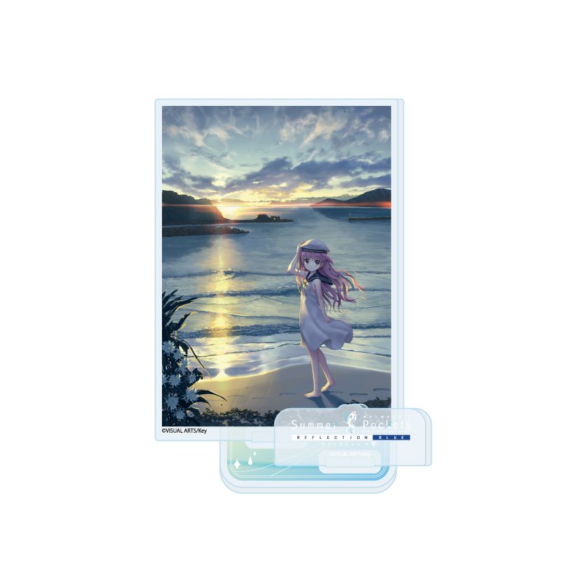 アクリルスタンドプレート Summer Pockets REFLECTION BLUE 07 加藤うみ(公式イラスト) (Acrylic Stand Plate "Summer Pockets REFLECTION BLUE" 07 Kato Umi (Official Illustration))