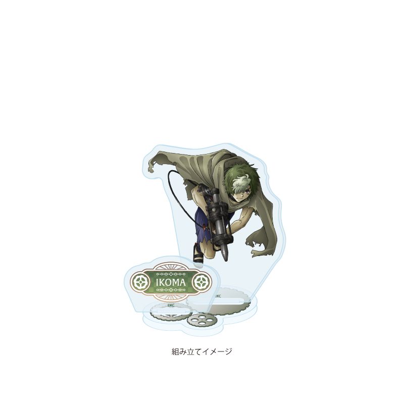 アクリルスタンドプレート 甲鉄城のカバネリ 01 生駒 10周年記念Ver.(公式イラスト) (Acrylic Stand Plate "Kabaneri of the Iron Fortress" 01 Ikoma 10th Anniversary Ver. (Official Illustration))