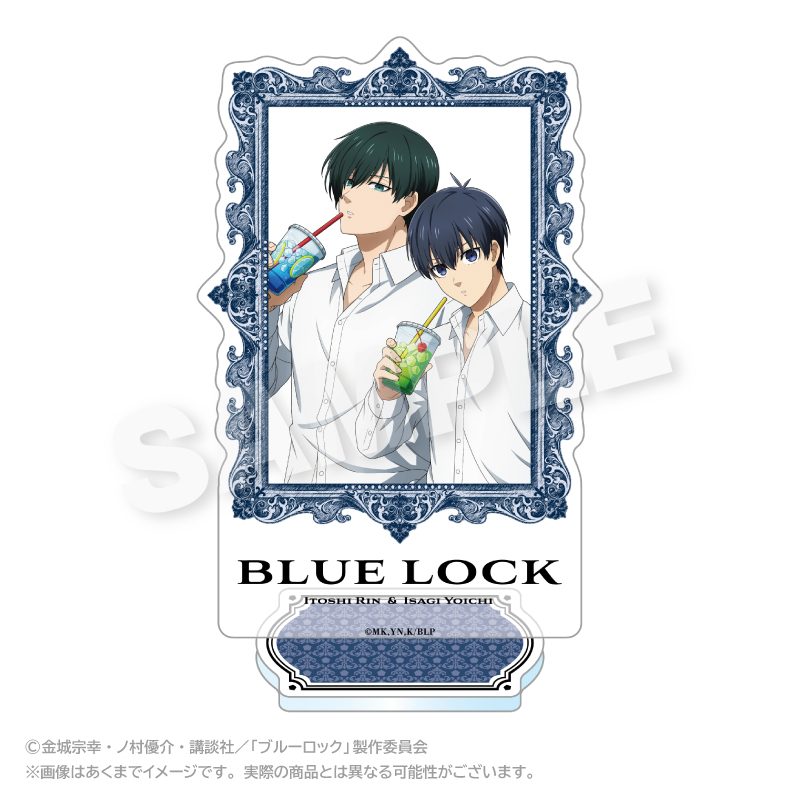 ブルーロック 額縁風アクリルスタンド 潔世一・糸師凛 ("Blue Lock" Frame Style Acrylic Stand Isagi Yoichi & Itoshi Rin)