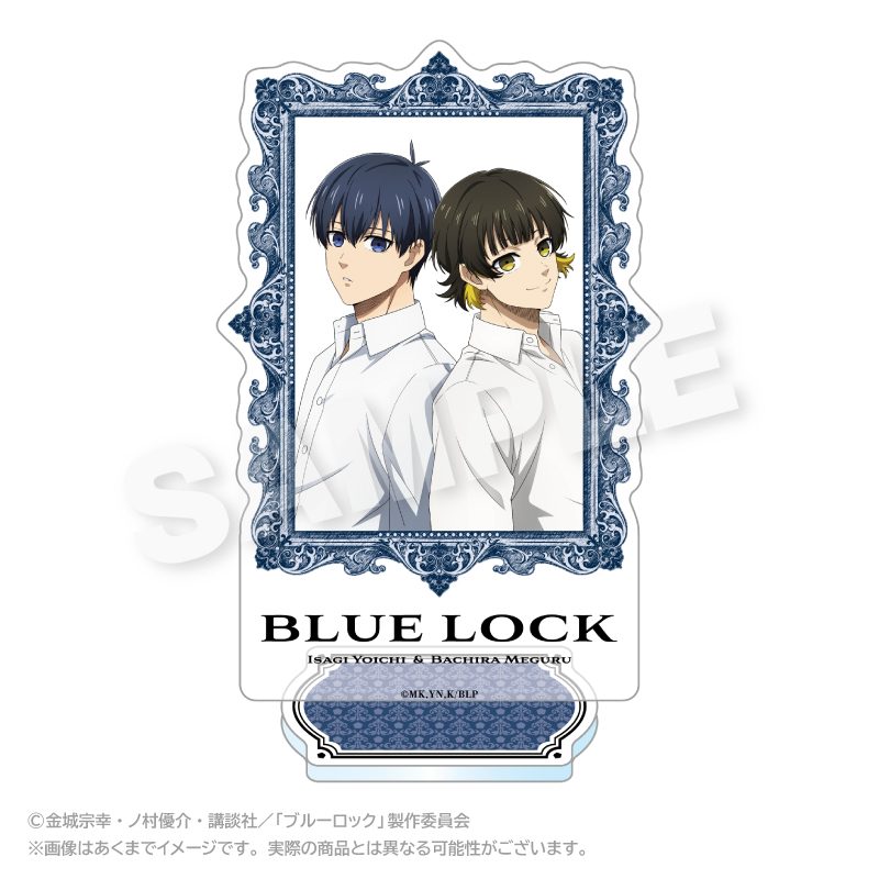 ブルーロック 額縁風アクリルスタンド 潔世一・蜂楽廻 ("Blue Lock" Frame Style Acrylic Stand Isagi Yoichi & Bachira Meguru)