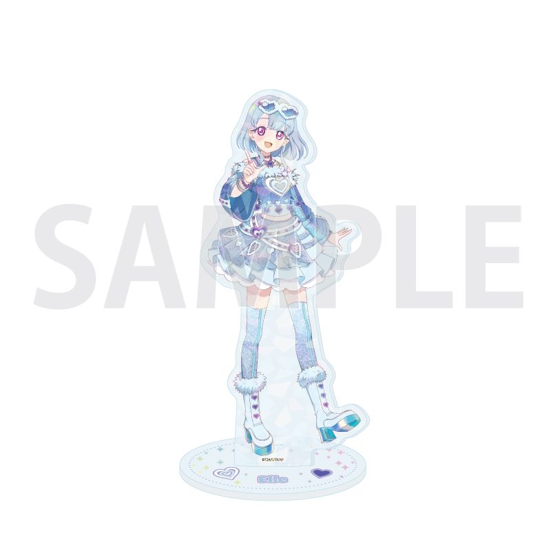 ホログラムアクリルスタンド ひみつのアイプリ 04 六堂える デュオコーデVer.(描き下ろしイラスト) (Hologram Acrylic Stand "Himitsu no AiPri" 04 Rokudo Elle Duo Outfit Ver. (Original Illustration))