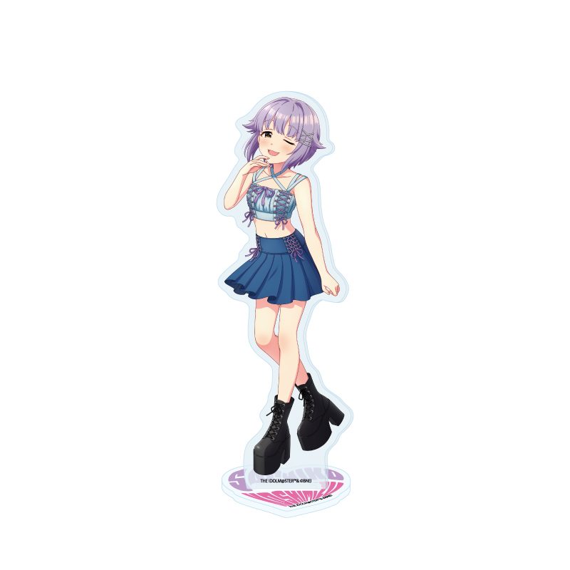 アクリルスタンド アイドルマスター シンデレラガールズ 51 輿水幸子 デニム風衣装Ver.(描き下ろしイラスト) (Acrylic Stand "The Idolmaster Cinderella Girls" 51 Koshimizu Sachiko Denim Style Costume Ver. (Original Illustration))