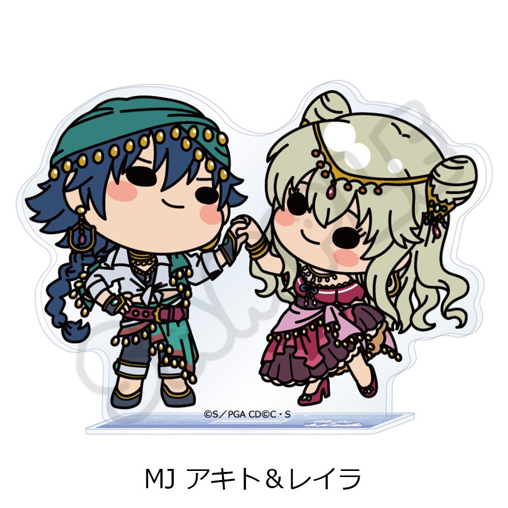 コードギアス 亡国のアキト アクリルスタンド MJ アキト&レイラ ("Code Geass Akito the Exiled" Acrylic Stand MJ Akito & Leila)