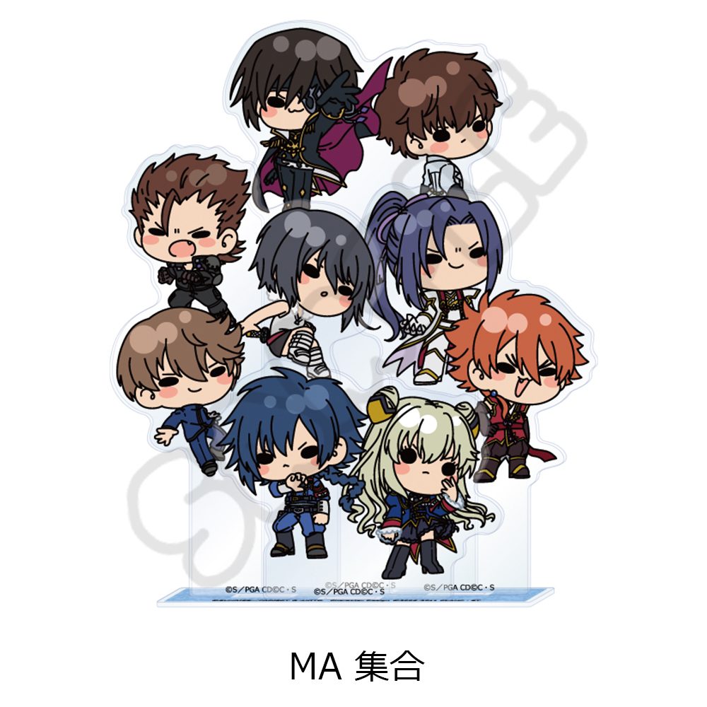 コードギアス 亡国のアキト ビッグアクリルスタンド MA 集合 ("Code Geass Akito the Exiled" Big Acrylic Stand MA Group)