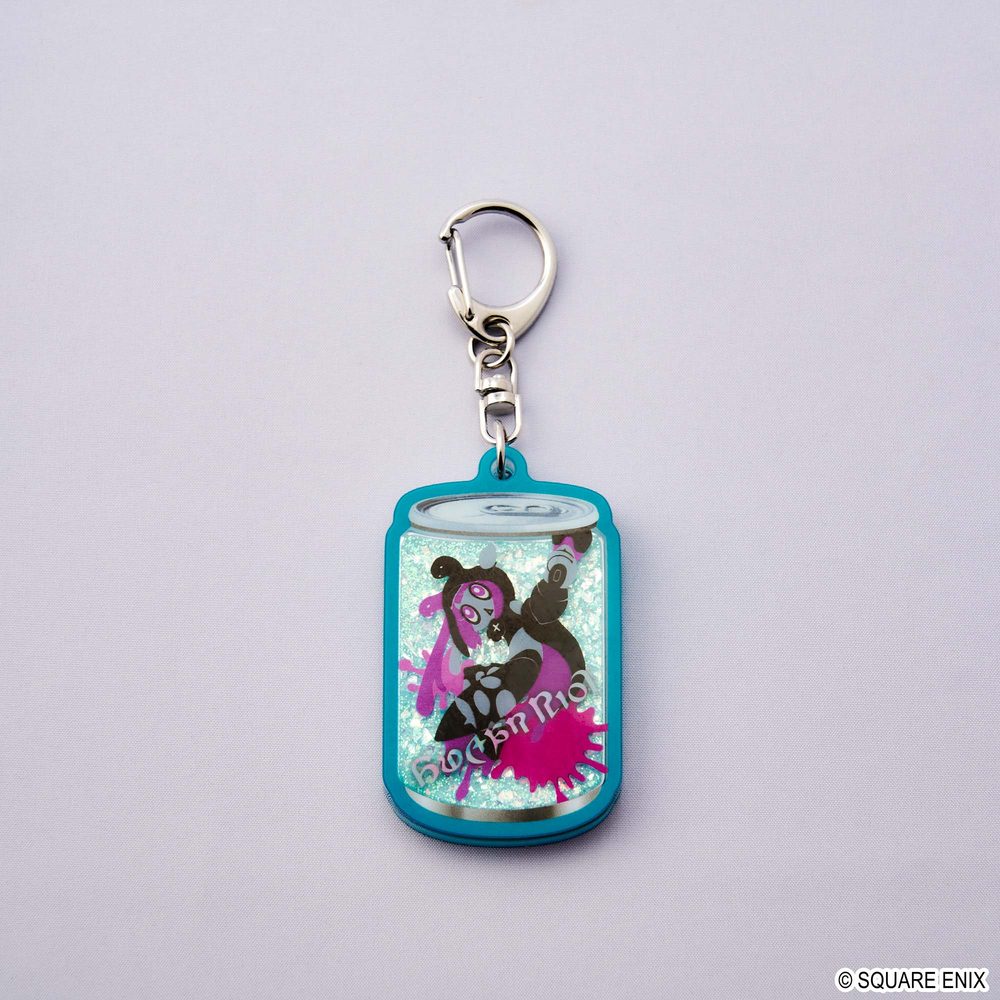 ファイナルファンタジーXIV エナジードリンク型ラメ入りキーホルダー シュガーライオット ("Final Fantasy XIV" Energy Drink Glitter Key Chain Sugar Riot)