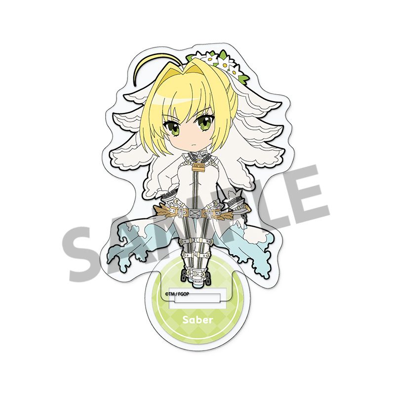 ぴくりる! Fate/Grand Order アクリルスタンド Vol.3 セイバー/ネロ・クラウディウス[ブライド] (Pikuriru! "Fate/Grand Order" Acrylic Stand Vol. 3 Saber / Nero Claudius (Bride))