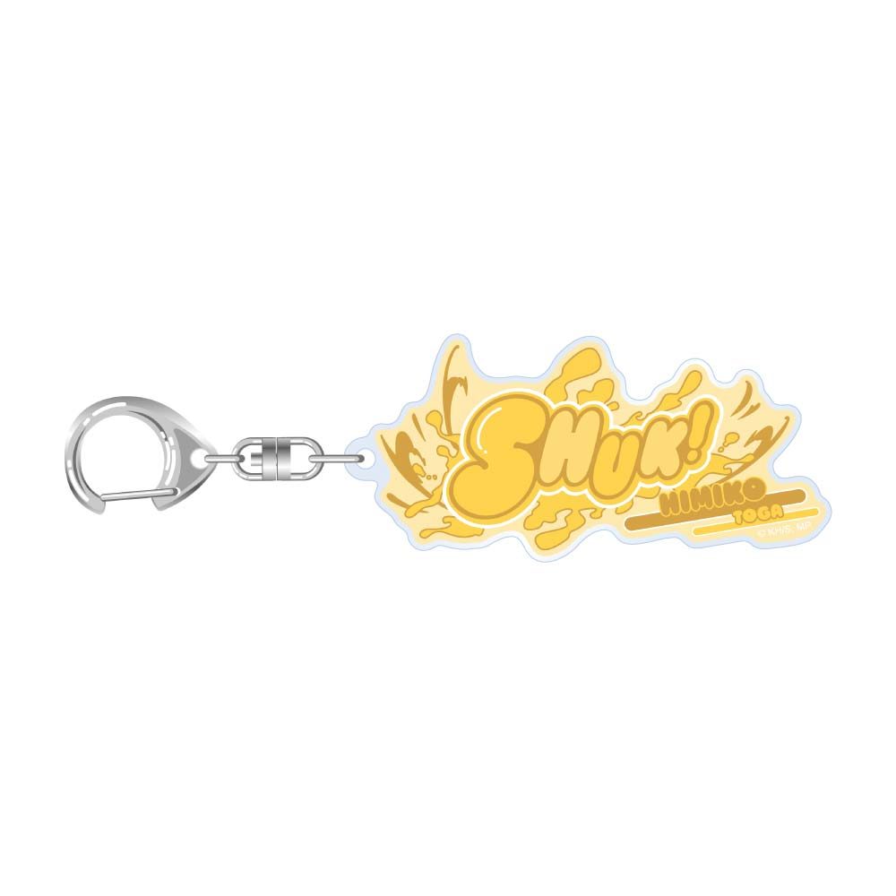 僕のヒーローアカデミア 10周年記念 擬音アクリルキーホルダー トガヒミコ ("My Hero Academia" 10th Anniversary Onomatopoeia Acrylic Key Chain Toga Himiko)