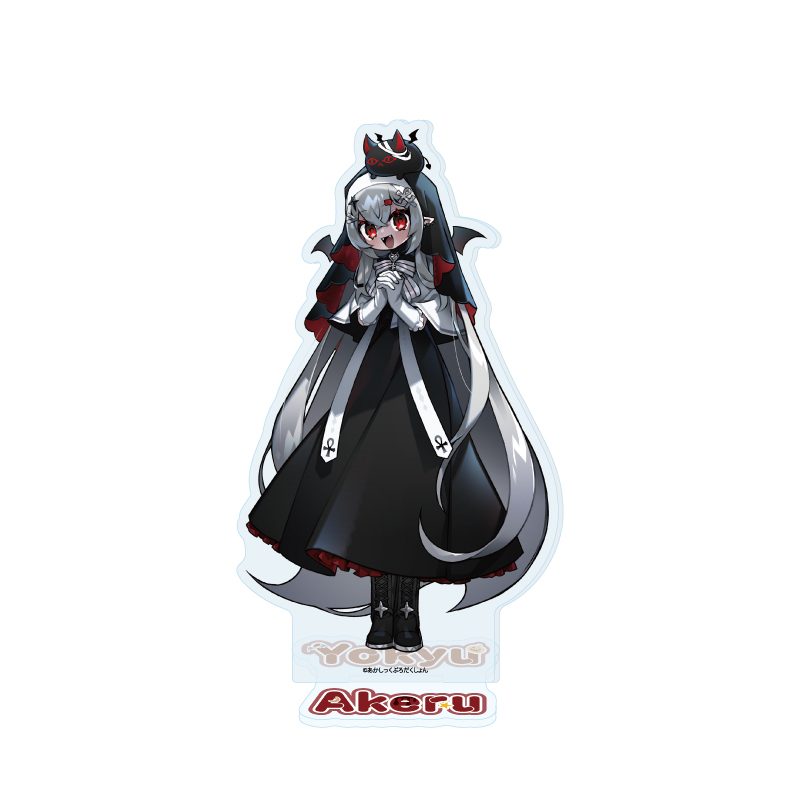 アクリルスタンド あかしっくぷろだくしょん 01 宵吸あけル ハロウィンVer.(公式イラスト) (Acrylic Stand Akashic Production 01 Yokyu Akeru Halloween Ver. (Official Illustration))