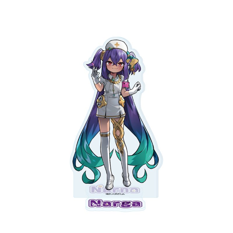 アクリルスタンド あかしっくぷろだくしょん 05 ナーナ・ナルガ ハロウィンVer.(公式イラスト) (Acrylic Stand Akashic Production 05 Narna Narga Halloween Ver. (Official Illustration))