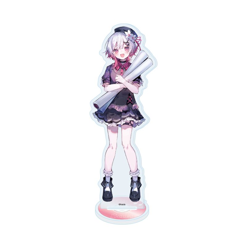 アクリルスタンド 魔法少女ノ魔女裁判 14 桜羽エマ ショップ店員風Ver.(描き起こしイラスト) (Acrylic Stand "Magical Girl Witch Trials" 14 Sakuraba Ema Shop Clerk Style Ver. (Original Illustration))