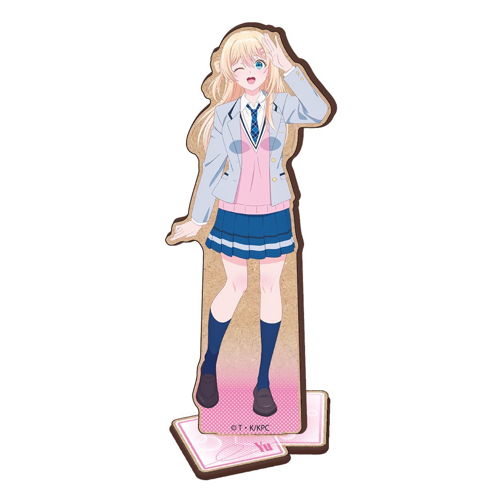 クラスで2番目に可愛い女の子と友だちになった 木製キャラスタンド 天海夕 ("I Made Friends with the Second Prettiest Girl in My Class" Wooden Chara Stand Amami Yu)