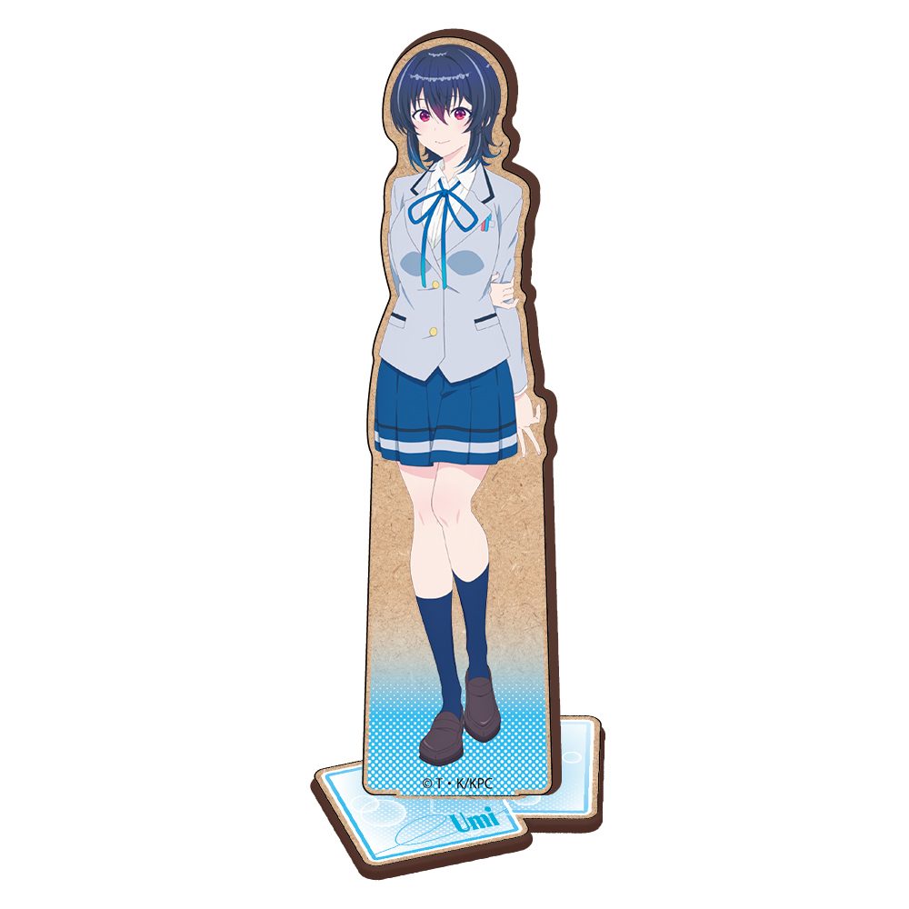 クラスで2番目に可愛い女の子と友だちになった 木製キャラスタンド 朝凪海 ("I Made Friends with the Second Prettiest Girl in My Class" Wooden Chara Stand Asanagi Umi)