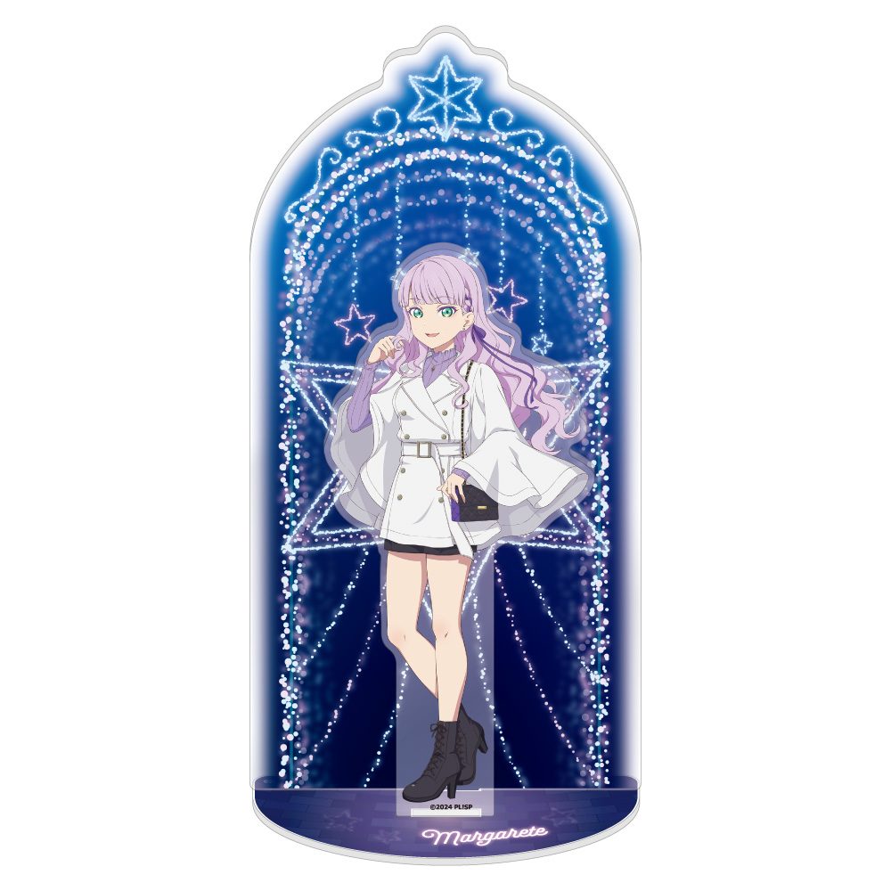 ラブライブ!スーパースター!! アクリルスタンドジオラマ ウィーン・マルガレーテ ホワイトポンチョVer. ("Love Live! Superstar!!" Acrylic Stand Diorama Wien Margarete White Poncho Ver.)